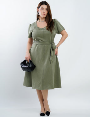 Vestido Curto Alfaiataria Com Pesponto