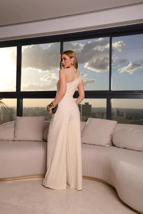 Macacão Pantalona Nula Manga Miriam