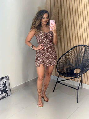 Macaquinho Floral Alça Larga Duda