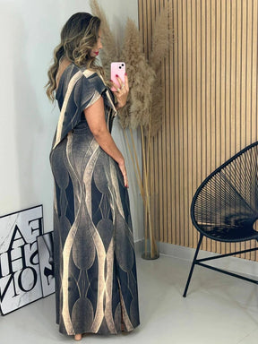 Vestido Longo Nula Manga Nina Est. 1